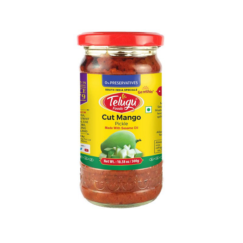 Telugu Premium Cut Mango Pickle 300g