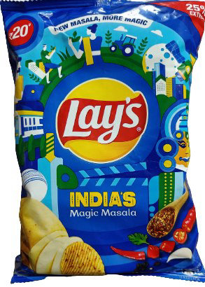 Lays India's Magic Masala 50g Pack of 10