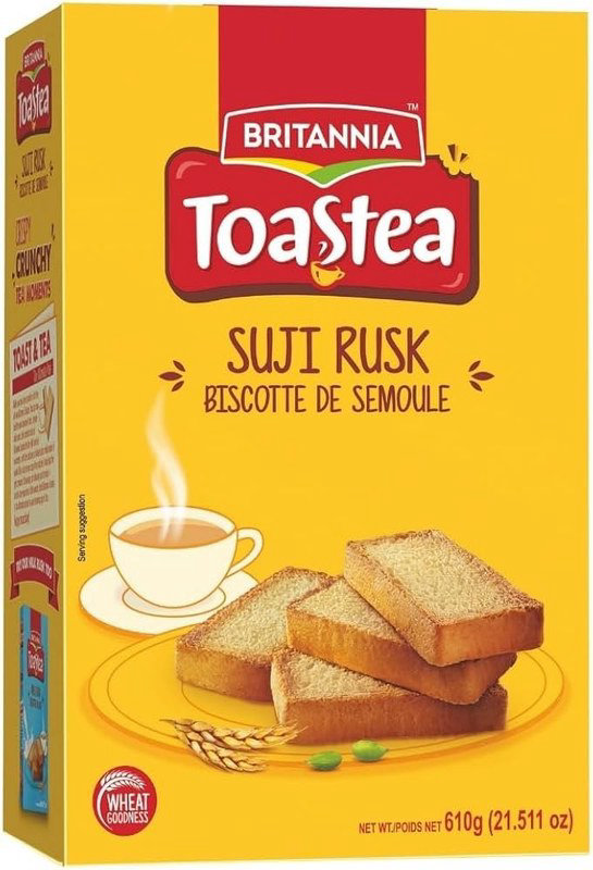 Britannia Toastea Suji Wheat Rusk 610g (EXP 12/09/26)