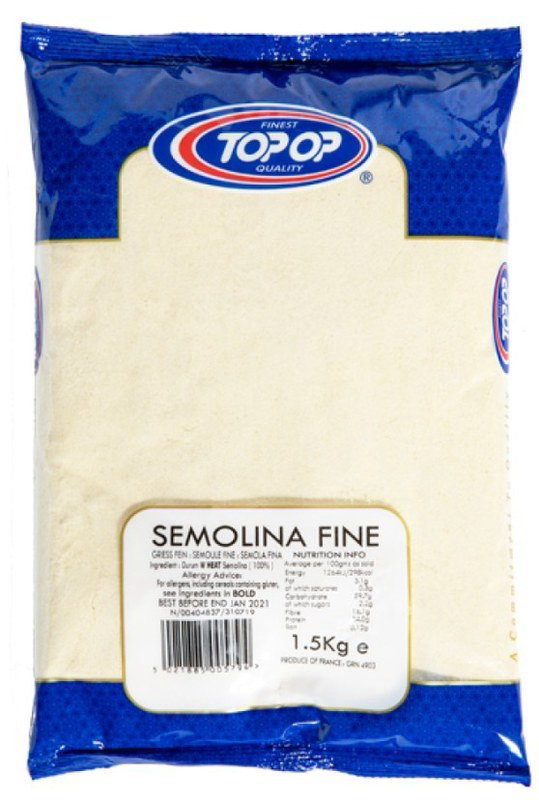 Top-Op Premium Semolina Fine 1.5kg