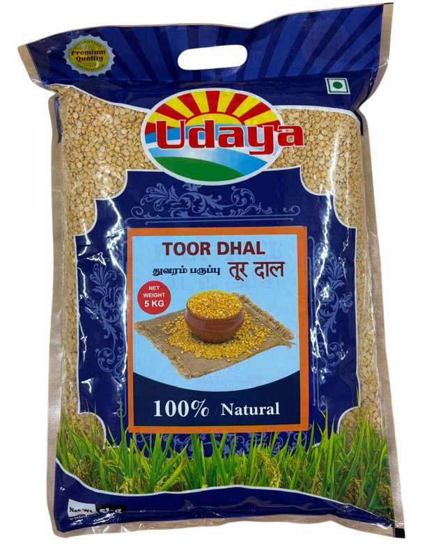 Udaya Premium Toor Dall Plain 5kg