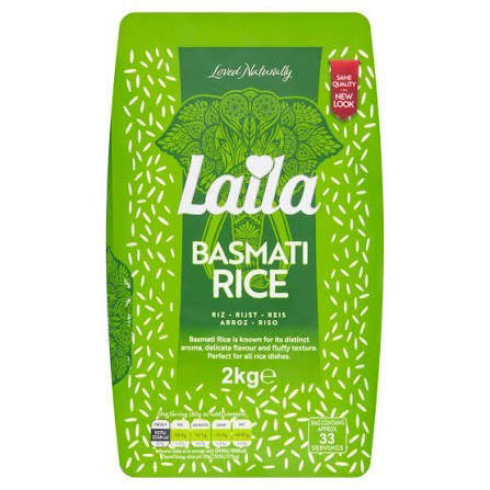 Laila Basmati Rice 2kg