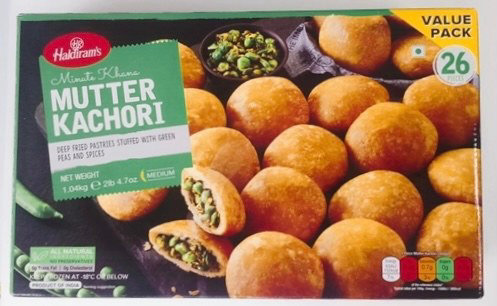 Haldiram's Mutter Kachori Family Pack (26 pieces)