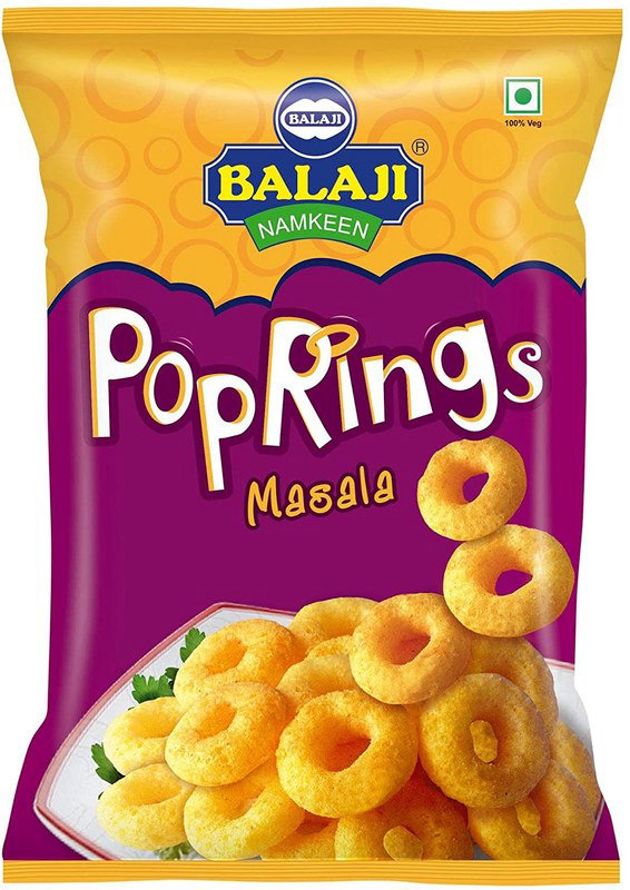 Balaji Masala Pop Rings 65g