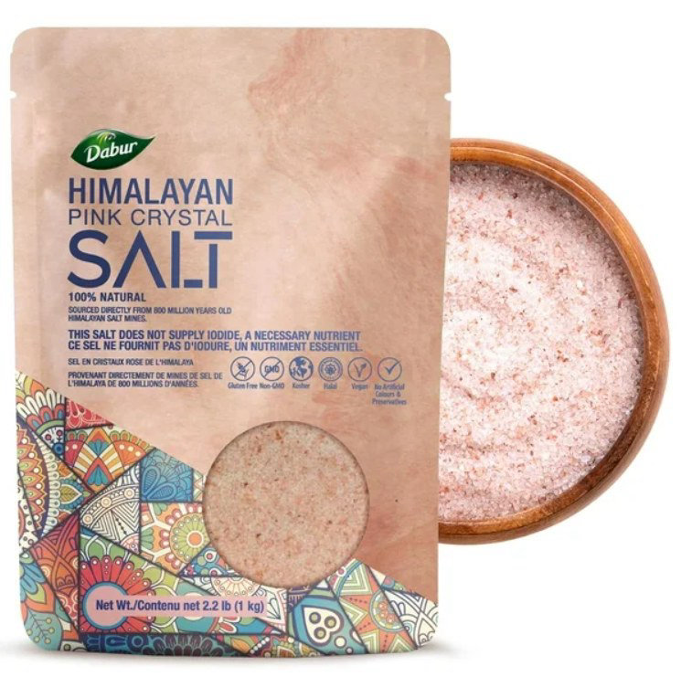 Dabur Premium Himalayan Pink Crystal Salt 1kg