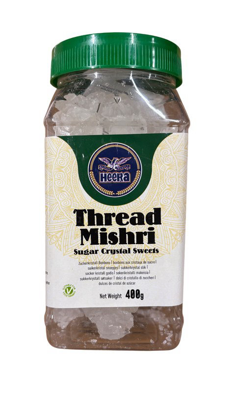Heera Premium Thread Mishri Tub (Sugar Crystal Sweets) 400g