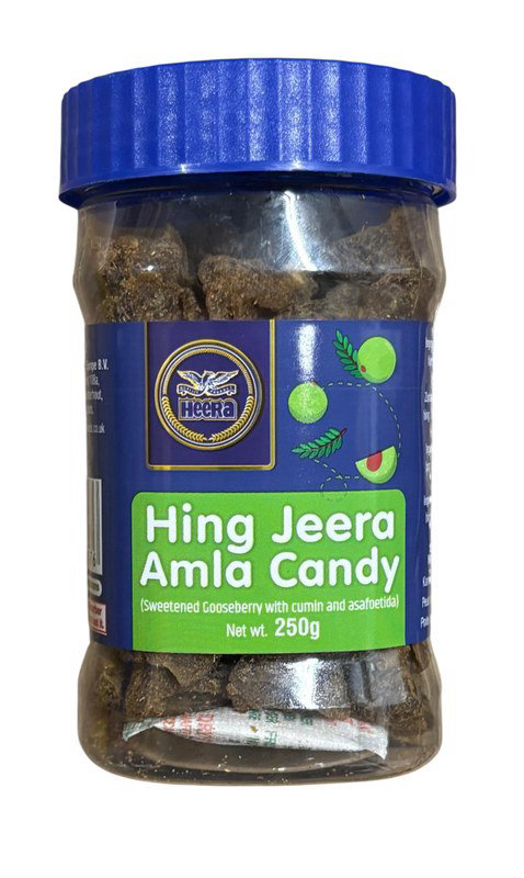 Heera Premium Hing Jeera Amla Candy (Jar) 250g