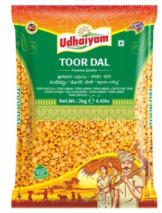 Udhaiyam Premium Toor Dall Plain 2kg