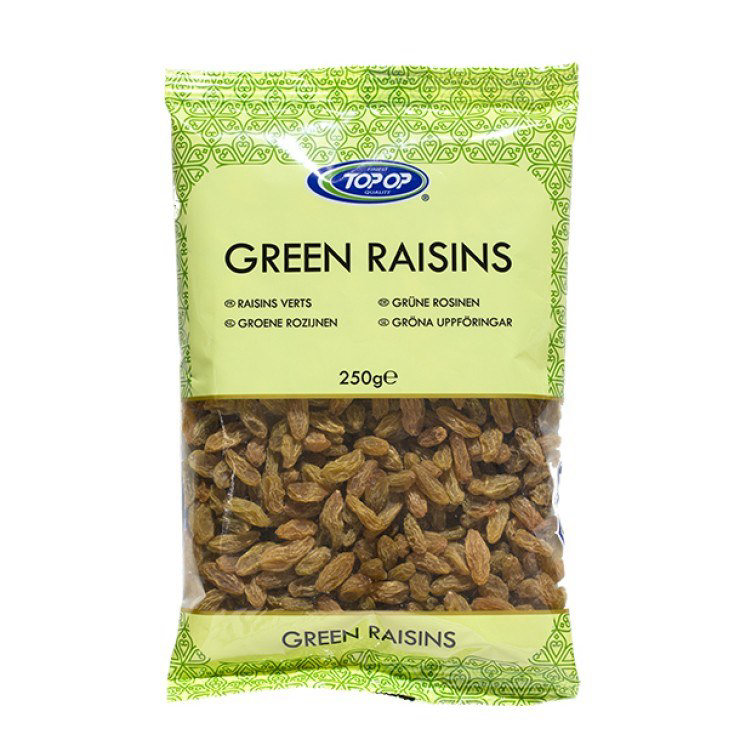 Top-Op Premium Green Raisins 250g