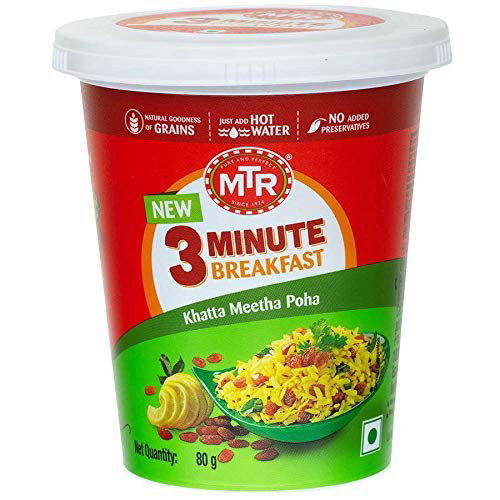 MTR Cuppa Khatta Meetha Poha 80g