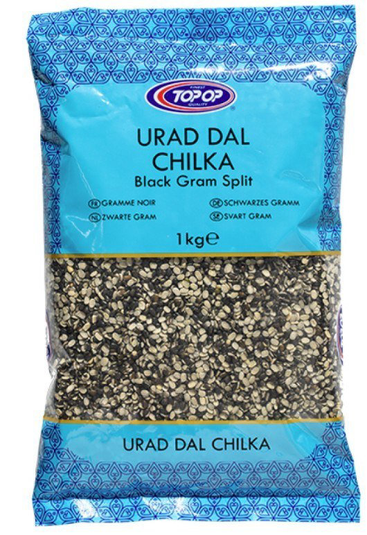 Top-Op Premium Urad Dall Split (Chilka) 1kg