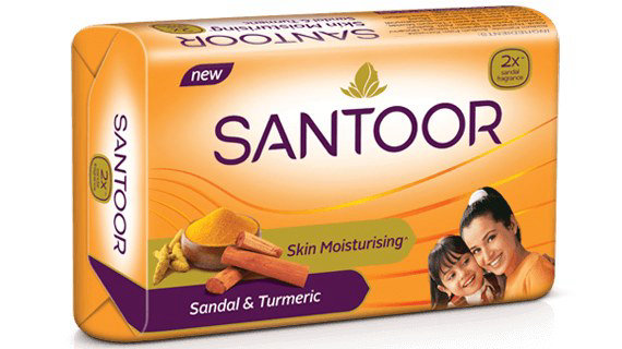 Santoor Soap (with Sandal & Turmeric) 100g