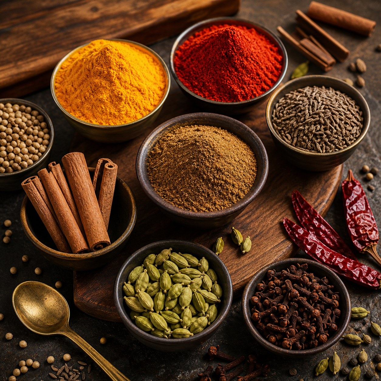 Indian pantry selection